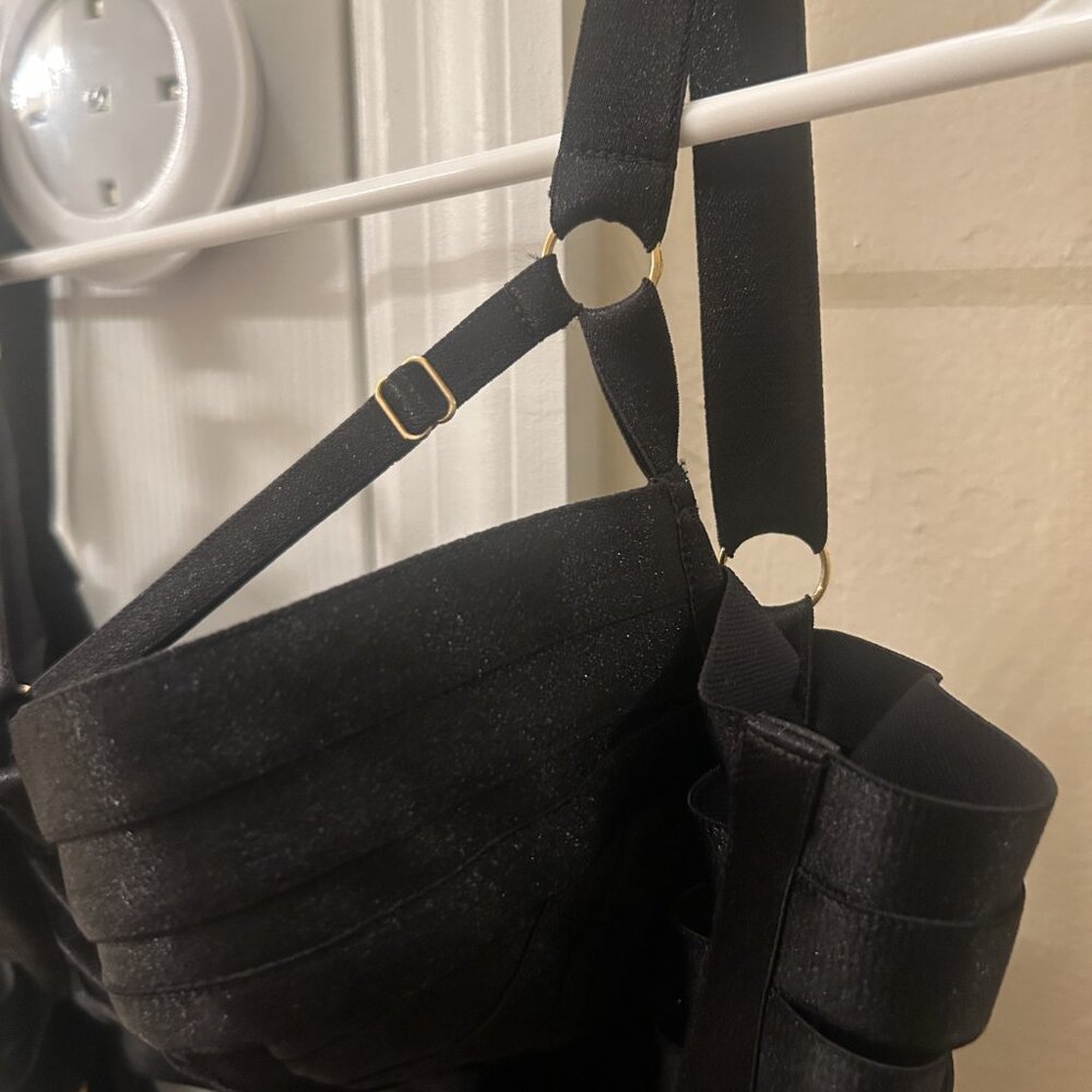 Chic Black Strappy Mini Dress - Picture 8 of 10